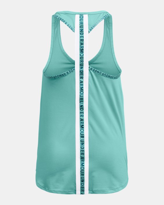 Girls' UA Knockout Tank in Green image number 1